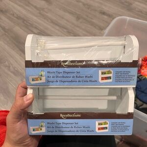 🌸Recollections White Washi Tape Dispenser Set